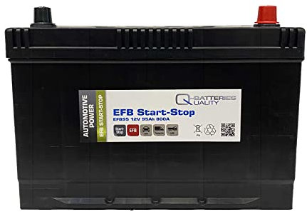Q-Batteries Start-Stop EFB Autobatterie EFB95 12V 95Ah 800A