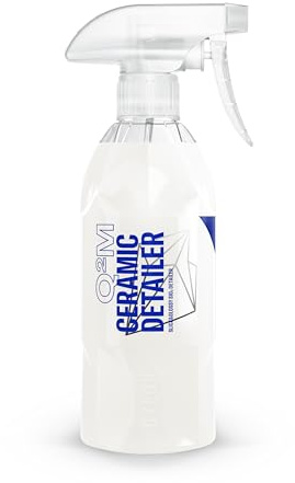 GYEON Q²M CeramicDetailer - Ceramic Coating Car - Quick Detailer Spray - Water Repellent for Coated & Uncoated Cars, High Gloss Finish & Increased Slickness - Exterior Surfaces - 500ml