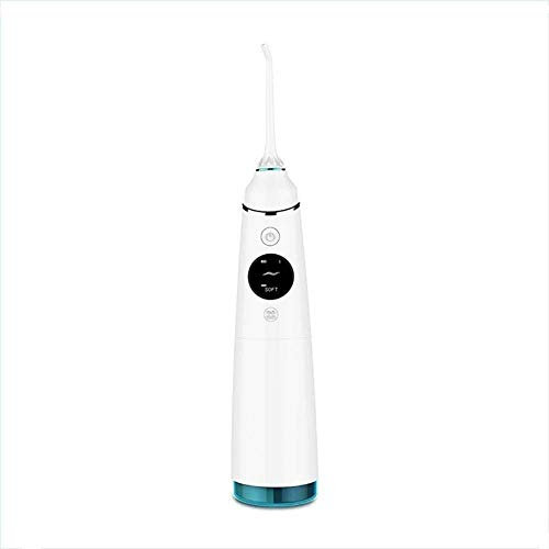 NCRD Irrigatore odontoiatrico a filo flosser professionale impermeabile for flosser - 280ml portatile e ricaricabile IPX7 IPX7 impermeabile 4 modalità flosser con serbatoio dell'acqua pulito for casa