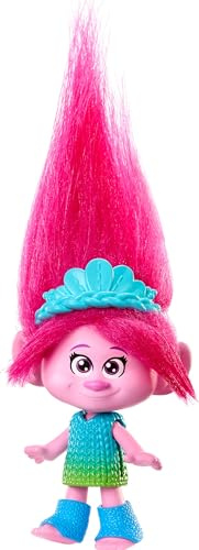 Mattel Trolls 3 Todos Juntos Muñeca Reina Poppy, inspirado en la película, juguete +3 años (HNF06)