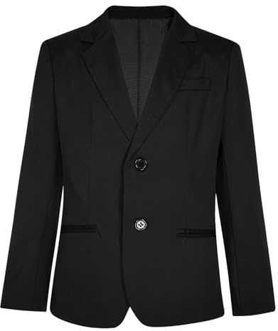 ranrann Enfant Garçon Veste de Costume Smoking Manteau Blazer Costume Soirée Cérémonie Mariage 3-14 Ans