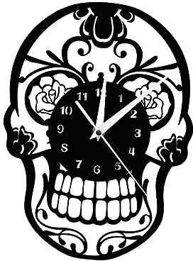 PRETYZOOM The Office büroradio valentienstag wanduhre valantine Genaue Zeituhr Wohnzimmer Uhr Heimuhren Wandtattoos Uhren Wanduhr zum Aufhängen stumme Uhr Schädel Wandaufkleber