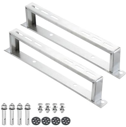 PATIKIL Ground Stand for Mini Split Air Conditioners, Air Conditioner Support Bracket Holder Base for 9000 to 24000 BTU Condenser AC Heat Pump System, 360lbs