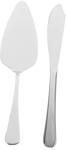 Mikinona Set Di Posate Per Torta Wedding Products Spatola Coltello Per Torta in Acciaio Inossidabile E Set Di Spatole