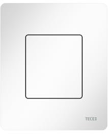 TECE Solid 92424 Urinal Flush Plate with Cartridge for TECE Pressure Flush Housing U1 Gloss White