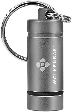 WOLKENKRAFT Live Dosing Capsule Container for 2 Capsules *Gun Metal* | Transport container for dosing capsules | High-quality original accessory for the WOLKENKRAFT LIVE vaporizer