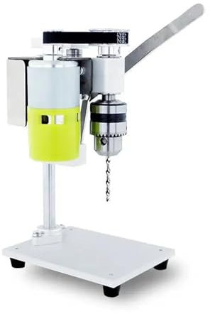 Trapano da banco, mini trapano a colonna, Trapano da banco elettrico ad alta precisione da 100 W, trapano da pavimento a 7 velocità, trapano da banco elettrico, macchina for forare il legno e i metall