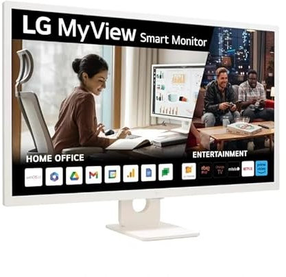 Monitor Smart 32 IPS FHD con Conexiones HDMI y USB, Ideal para Entretenimiento y Trabajo en múltiples Aplicaciones.
