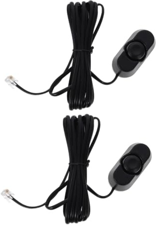 Warmhm 2 Pièces Contrôleur de Volume pour Subwoofer Auto à Distance de Amplificateur Commande Facile Durable et Accessoire Audio Automobile