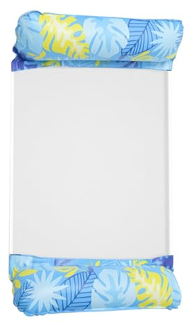 Sionhiuo Matelas gonflable de piscine, îles de natation pour adultes, hamac, pour baignade, fête, jardin, extérieur, soleil, rivière, détente