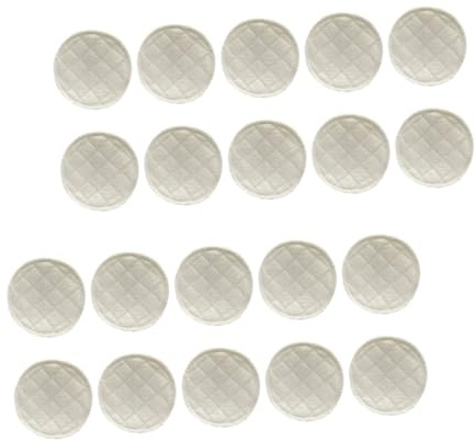 HAMPPLIES Coussinets D'allaitement et Haute Absorption en Coton Biologique Lavables Protection Anti-fuite 3 Couches 20 Pièces pour Allaitement