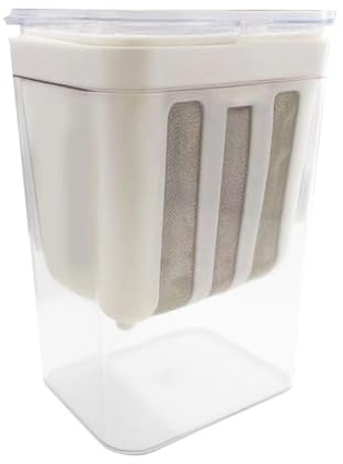 Colador de yogur griego - Separador de de yogur de 1100 ml - y filtro de alimentos para cocina, queso, miel, salsas, té y sobras - práctico escurridor para acampar en casa