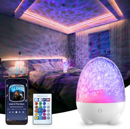 Galaxy Projector Light for Bedroom, 17 Colors Night Light Projector for Kids Built-in Bluetooth Speaker, Night Light for Room Decor/Party/Music/Birthday/Boys & Girls Gift