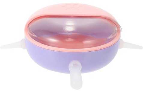 LOEFLIFA Bol à Lait pour Chiots et Chatons avec Tétines Simulées, en Polypropylène Alimentaire, Léger et Lavable, Dispositif d'alimentation Multi-bouches pour Petits Animaux et -nés,