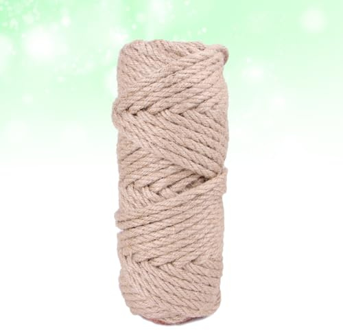 Toyvian Cuerda de Sisal para Gatos, Accesorio Resistente para Soporte Rascador y Tabla de Escalada, Adecuado para Hogar