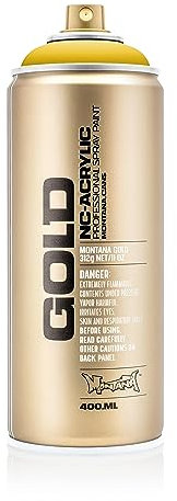 Montana Cans 283932 Spray Dose Gold, Gld400, 1030, 400 ml, Banana