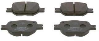 BOSCH Bremsbelagsatz, Scheibenbremse 0986424808 | Kompatibel mit: TOYOTA CELICA Coupe, COROLLA Kombi, COROLLA Stufenheck, COROLLA Verso