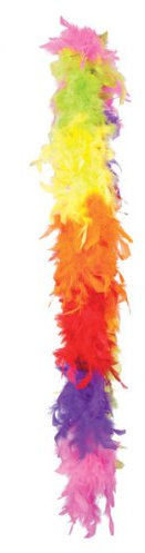 PAPSTAR Federboa Regenbogen Party, ca. 180 cm lang