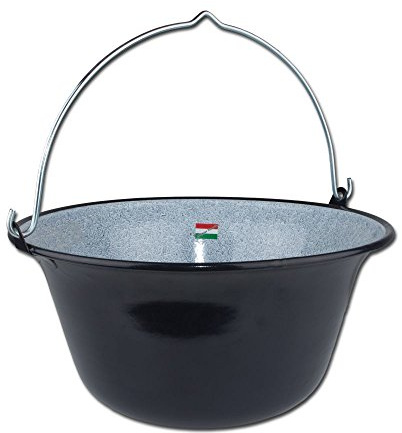 Ungarischer Gulaschkessel Emaille 14 l