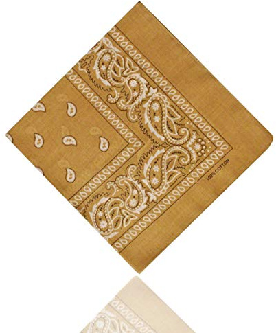 Bandana Tuch versch Farben 100% Baumwolle Kopftuch Halstuch Nickituch Schal ledermodefashion