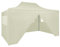 vidaXL Carpa Plegable Profesional con 4 Paredes Acero Color Crema 3x4m