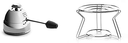 Ibili 704700 - Quemador Gourmet + 704800 - Soporte Quemador