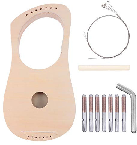1 Satz Holzklavier Selber Bauen Kinderspielzeug Leier Musikspielzeug Für Kinder Harfen Saiten Mahagoni-lyra-harfe Dyy Lyra Harfe Instrumentenmaterial Aus Holz Massivholz Aufsammeln