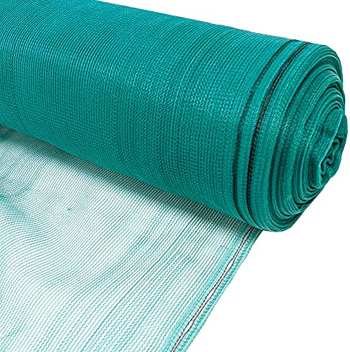GroundMaster Windbreak Netting 3m x 10m 110gsm Garden Screening | Protects Plants From Wind Damage - 110gsm Garden Netting With 50% Shade, UV Treatment & Stitched Eyelets