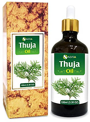Salvia Thuja (Thuja Orientali) 100% Natural Pure Undiluted Uncut Carrier Oil 100ml with Dropper