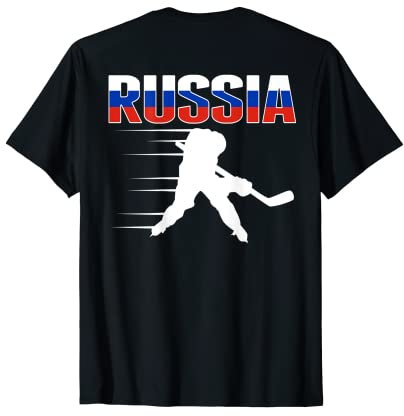Russland Eishockey-Liebhaber Trikot – russische Hockey-Team-Fans T-Shirt