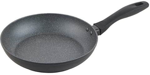 Russell Hobbs RH02799EU7 - Padella, antiaderente, per fornelli a induzione, cottura con poco o senza olio per pasti sani, manico morbido, Metallic Marble, alluminio forgiato, 24 cm