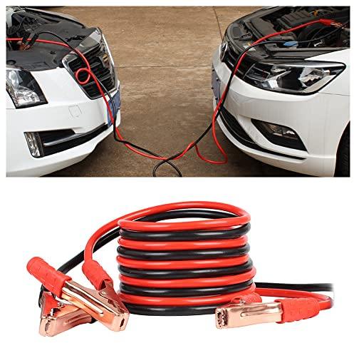 Cavi ponticelli per batteria pesanti da 70 500A - Morsetti a coccodrillo elettrici per assistenza stradale di emergenza - Cavi universali per auto, camion, furgoni e autobus