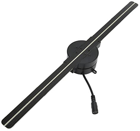 Affichage de Ventilateur D'hologramme 3D de 16,5 Pouces, Affichage Publicitaire de Projecteur D'hologramme 3D WiFi avec 224 Perles de Lumière LED, Projecteur de publicité Vidéo