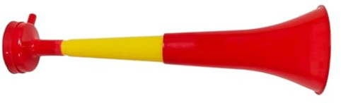 Pandiui23 Trompetas Vuvuzela Dos cuerpos. Accesorio para fútbol y Celebraciones Deportivas. Bocina de Aire ruidosa para la animación Ideal para Transportar (1 Producto, España)