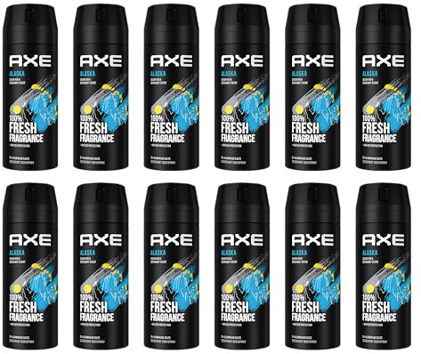 AXE Alaska Deo Deospray Deodorant Bodyspray 12x 150ml | Ohne Aluminium Herren Männer Men