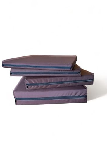 Goldstar Beddings Waterproof Seat Pad for Outdoor Rattan Furniture, 4CM Thick, Fits B&Q EVRE and most of the other Stores Rattan Furniture, Removeable Cover (Brown Chocolate, 63 x 127cm (25 x 50))