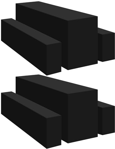YMHPRIDE Zwei 3er-Set Schwarz Biertischhussen Bierbankhusse und Tischdecken, 50 cm Tischbreite,Bierzeltgarnituren 220 x 50 x 70 cm für Gartenbankett-Gartenmöbel.（6-teiliges Set）