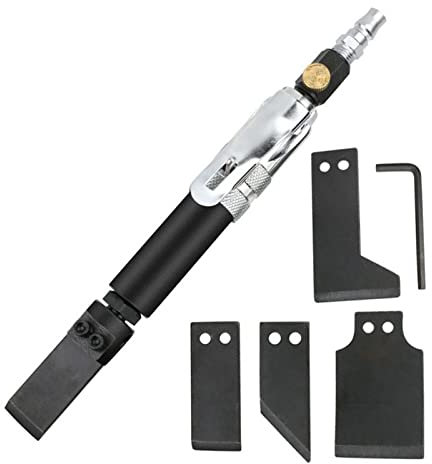 Kit de martillo neumático Martillo de aire Removedor de óxido neumático Pala de pala de espátula Espátula Cuchillo Air Chisel Impact Head Neumático Chisel Shovel 100C, Peso ligero