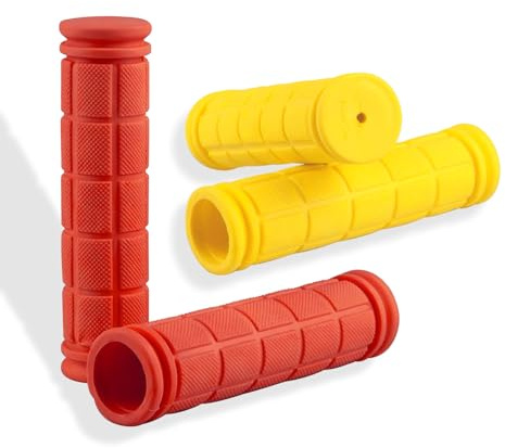JCUGSBS Poignées de Guidon de vélo, Ergonomiques Poignée de butée de Bicyclette Antidérapante avec - Poignée de vélo pour Scooter Bicyclettes