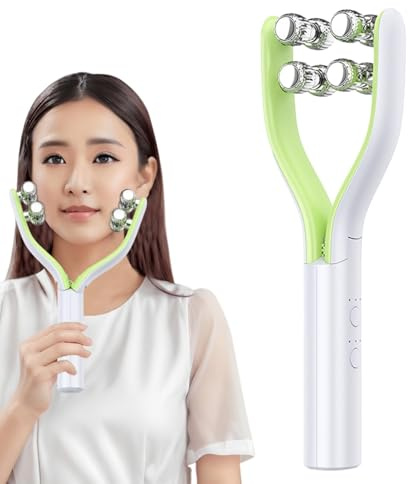 Zibeem Roller für Gesicht, Gesichtsroller Hautpflege - Gesichtsmassagegerät, formendes Hautpflege-V-Roller-Schönheitsgerät,Effektiver Face Sculptor Beauty Roller, Gesichts-Hals-Hautpflege für