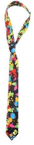 WRITWAA Unisex Krawatte Mode Neuheit Hemdkrawatte FüR Herren Und Damen Leichtes Glattes Material Komfortabel FüR BüRo Hochzeit Party Und Bankett