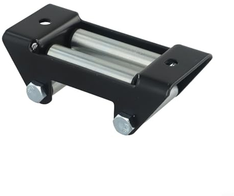 Honseadek Winch Roller Guide for Atv Steel 4-way Cable Fairlead Compatible Duty Utv 4500lb Winches Off-road Recovery Heavy Having 2000lb Construction (4500LB)