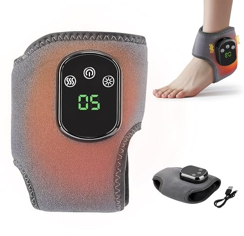 Masseur Cheville 3-en-1, appareil massage des pieds, appareil pour neuropathie, 3 niveaux 5 modes, douleurs neuropathiques traitement, footrenew