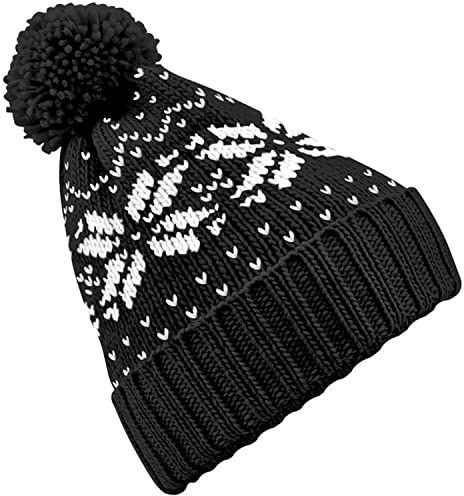 Beechfield Unisex Baby mütze B456 Fair Isle Snowstar
