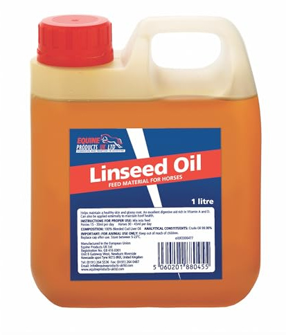 Equine Products Linseed Oil. Promotes Health, Digestion And Condition And Source Of Calories