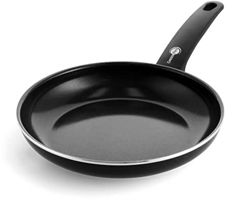 GreenPan Cambridge Healthy Ceramic Nonstick 26 cm Frying Pan Skillet, PFAS Free, For all hobs including Induction, Oven Safe up to 160°C, Black
