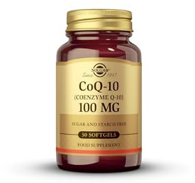Solgar CoQ-10 (Coenzyme Q-10) 100 mg Softgels - Pack of 30 - For Busy Schedules and Over 50s - Helps Cell Regeneration - Dairy and Gluten Free