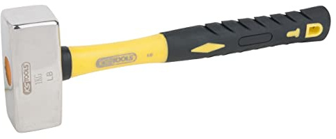 KS Tools 964.2003 EDELSTAHL Fäustel mit Fiberglasstiel, 1350g