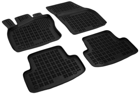AZUGA 3D Gummi Fußmatten für Seat Ateca ab 2016/für Cupra Ateca ab 2018 | rutschfest, wasserdicht, passgenau, TPE Gummimatten, hoher Rand Automatten, AZ10300318