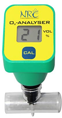 NRC PIC O2-Analyser - Tragbares Sauerstoffmessgerät für Tauchflaschen & Nitrox-Taucher - Präzise, kompakt & langlebig